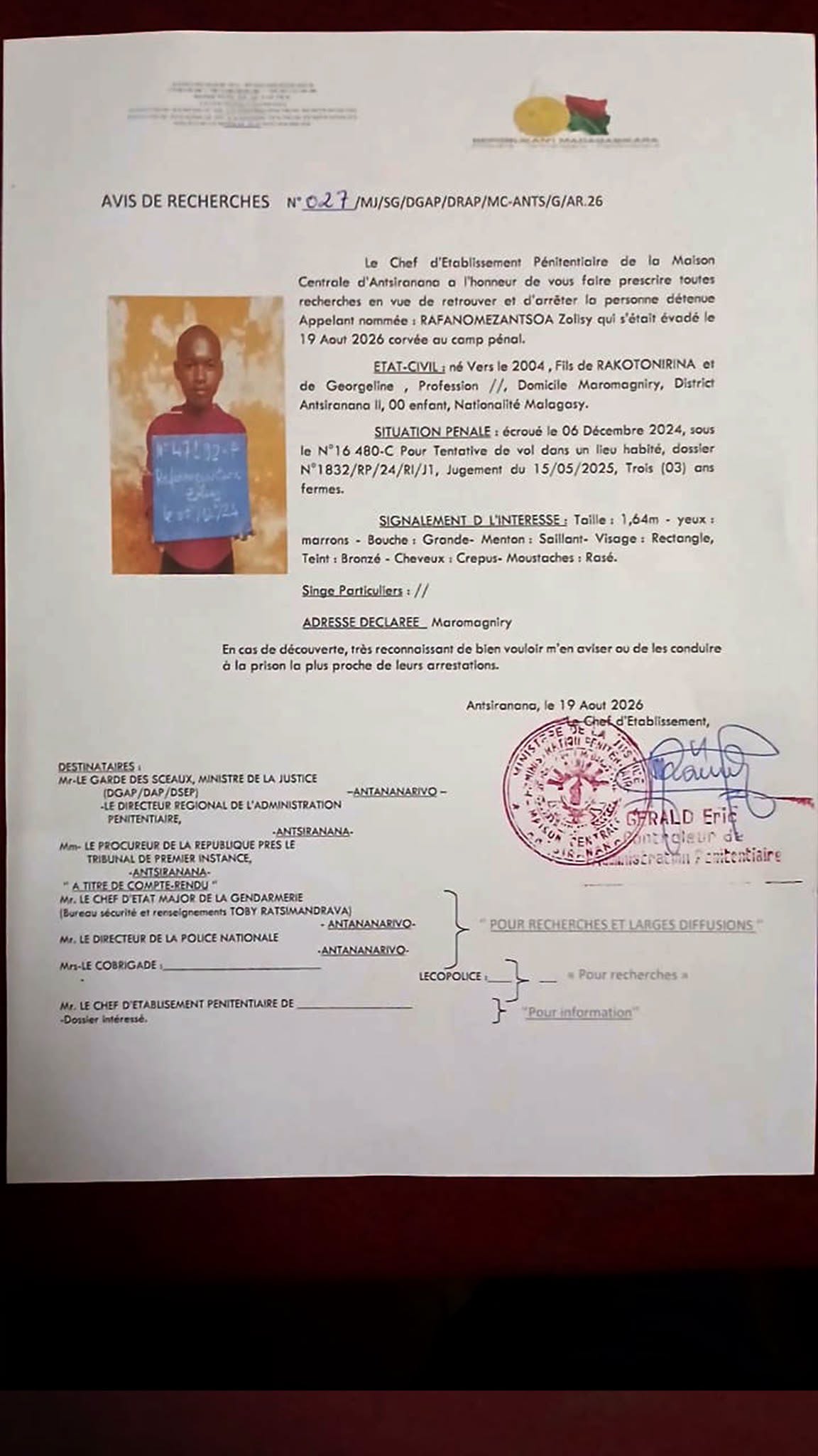 Voafonja karohina fatratra.