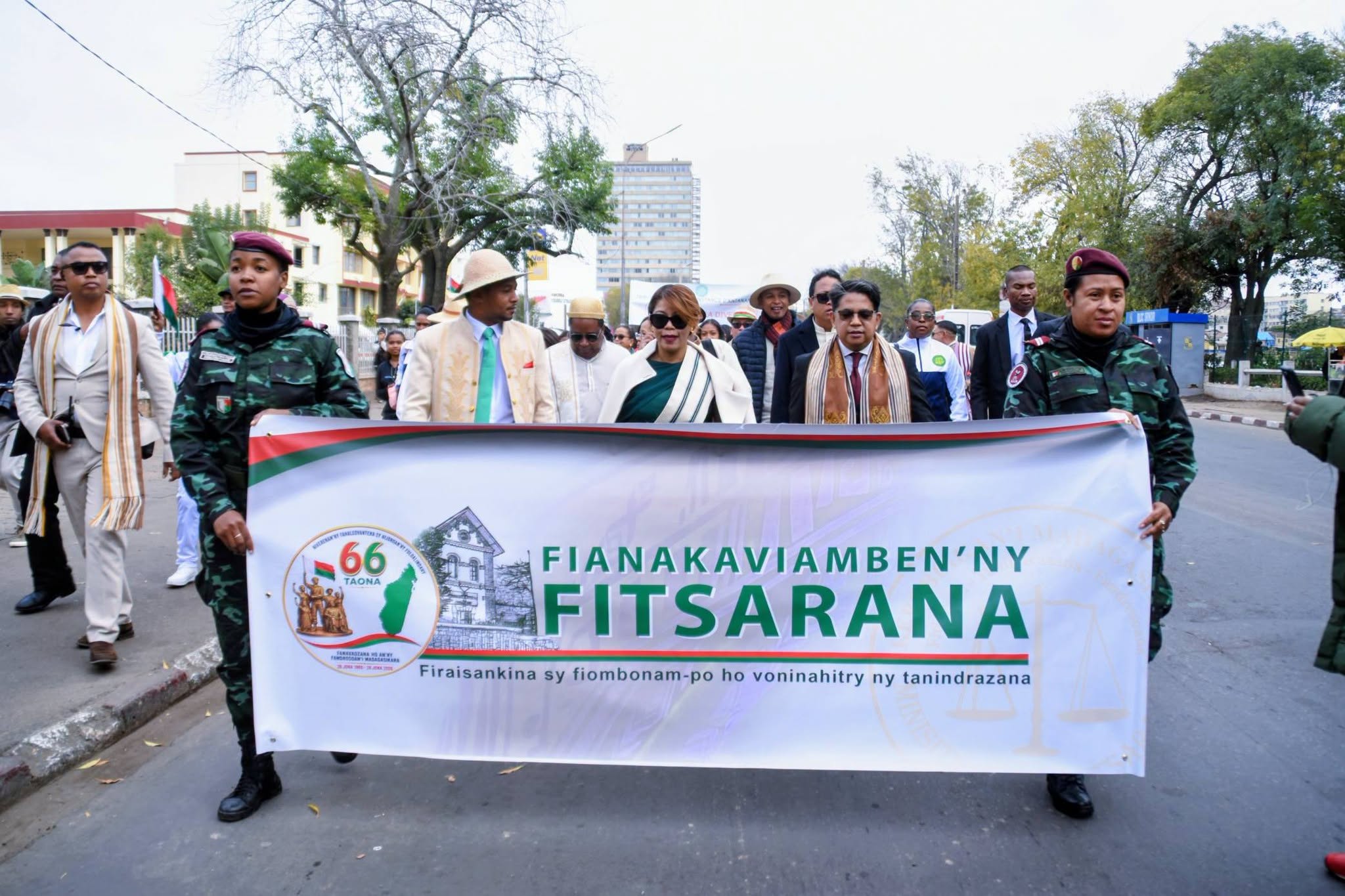 Fankalazana ny faha 66 taona niverenan'ny fahaleovan-tenan'i Madagasikara.