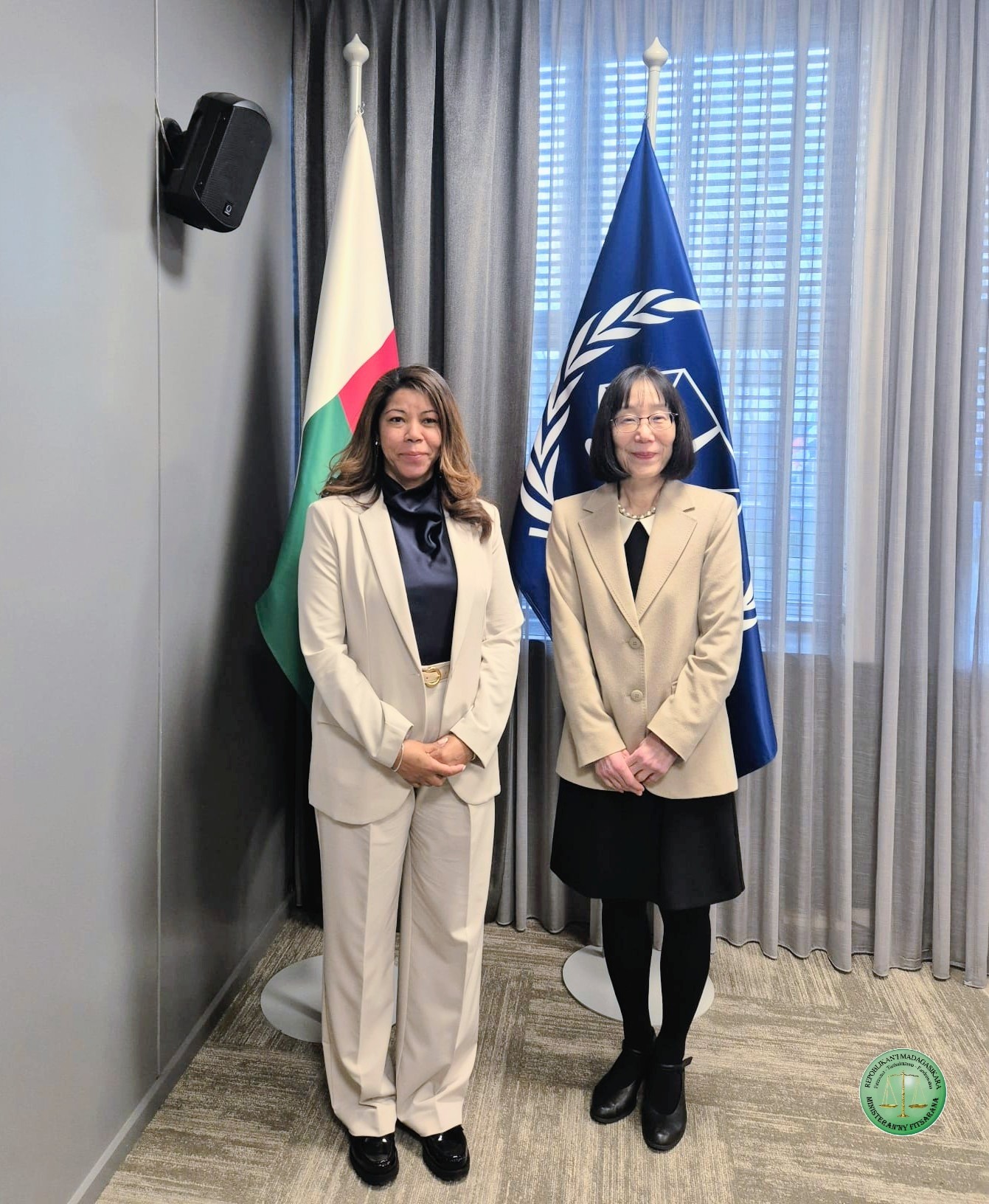 FIHAONANA TEO AMIN'NY FITSARANA MALAGASY SY FILOHAN'NY COUR PENALE INTERNATIONALE.